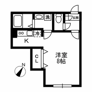 ザ・パーククロス千歳烏山【3階】の間取り
