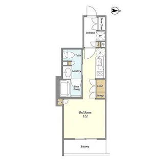 アスール両国【603号室】の間取り
