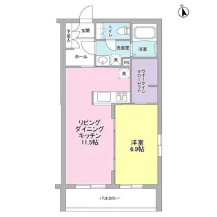 プレジオ桜丘【2階】の間取り