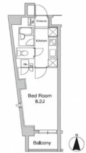 プラウドフラット代々木上原【4階】の間取り