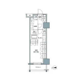 パークハビオ東中野【2階】の間取り