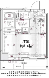 レガリス清澄白河ブロッサム【8階】の間取り