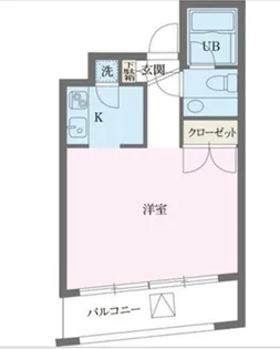 パークフロント西新宿【802号室】の間取り