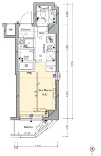 アルテシモ リンク コモド【201号室】の間取り