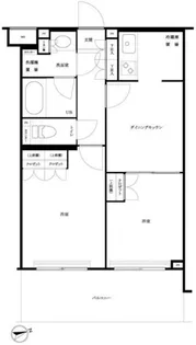 ルーブル大森西【2階】の間取り