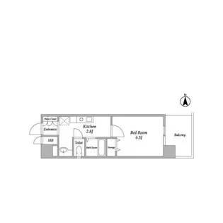 コンフォリア東品川【3階】の間取り
