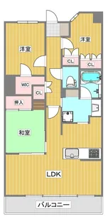 パークホームズノースゲートスクエア【2階】の間取り