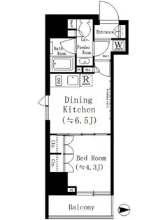 ルフォンプログレ文京湯島【5階】の間取り