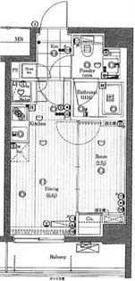 メイクスデザイン門前仲町【1003号室】の間取り