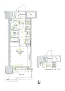 グラントゥルース門前仲町【8階】の間取り
