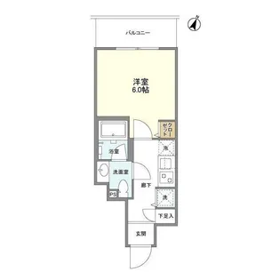 プライマル靱本町【5階】の間取り