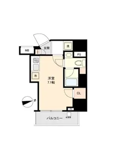 アイル カナーレ品川南【7階】の間取り