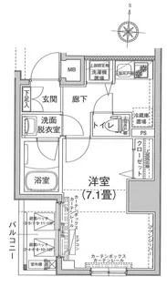 アイルイムーブル錦糸町【13階】の間取り