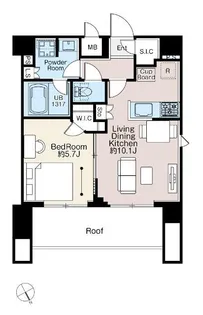 ベルファース西早稲田【602号室】の間取り