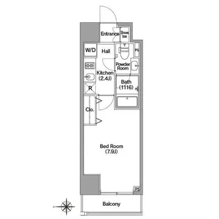 コンフォリア馬込【1階】の間取り