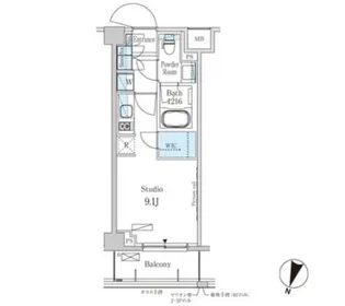 パークアクシス馬込レジデンス【2階】の間取り