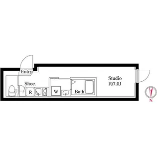 ファーヴァル代々木上原【3階】の間取り