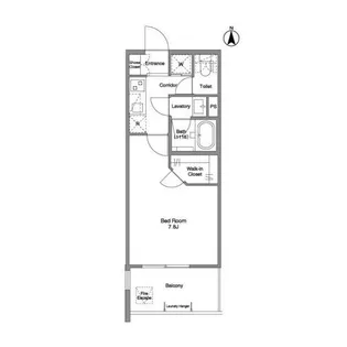コンフォリア木場親水公園【7階】の間取り