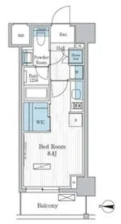 パークアクシス東陽町レジデンス【4階】の間取り