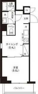 レピュア両国レジデンス【5階】の間取り