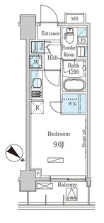 パークアクシス押上レジデンス【2階】の間取り