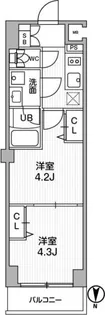 SYFORME西小山【2階】の間取り