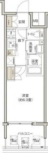 クレストコート靱公園【1009号室】の間取り