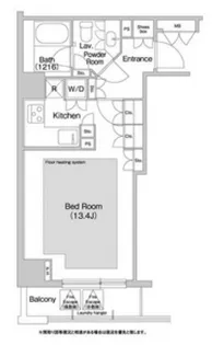 コンフォリア日本橋人形町イースト【3階】の間取り