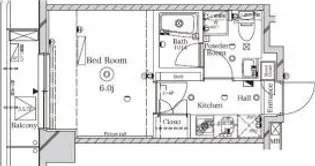 ラフィスタ池袋【7階】の間取り