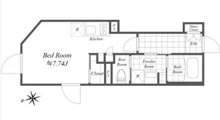 Reve Residence 白金台【3階】の間取り