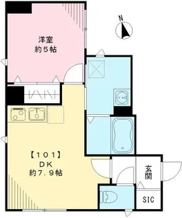 Minision(ミニシオン)【1階】の間取り