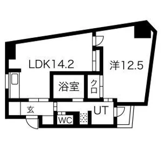 W.O.B.NISHIUMEDA【503号室】の間取り