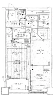 ザ・シティタワー大手前センチュリー【3階】の間取り