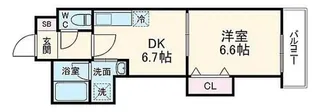 CLAIR TOWER【1403号室】の間取り