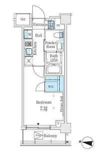 J.GRAN Court 品川西大井WEST【1階】の間取り