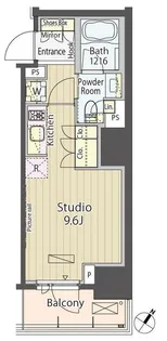 パークアクシス渋谷神山町【2階】の間取り