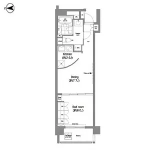 コンフォリア西麻布【9階】の間取り