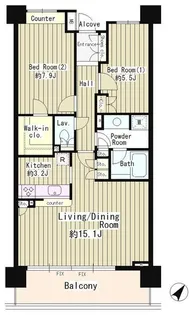 クラッサ目黒【2階】の間取り