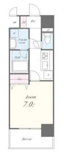 METSA MORISHITA(メッツァ森下)【4階】の間取り