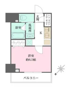 ザ・パークメゾン東大井【703号室】の間取り