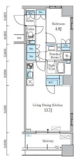 パークキューブ亀戸【12階】の間取り