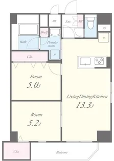 水神櫻郷レジデンス【7階】の間取り