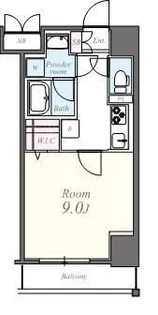 コンパル汐留【7階】の間取り
