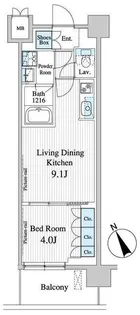 プレノ清澄庭園【2階】の間取り