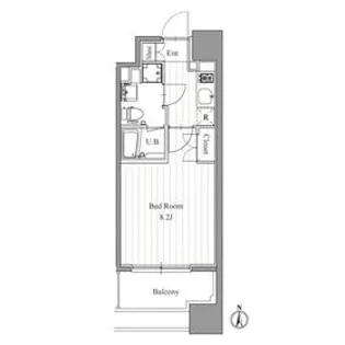 プライマル森下【5階】の間取り
