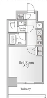 NTPRレジデンス芝浦三丁目【3階】の間取り