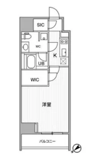 カーカーサスプレンディッド恵比寿【15階】の間取り