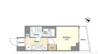プライマル戸越銀座【11階】の間取り