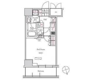 アーバネックス三田【10階】の間取り
