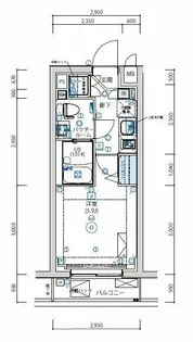 アルテシモアクレ【1階】の間取り